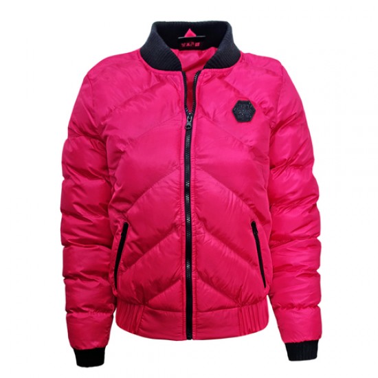 Дамско преходно яке City Angels Jeans, розово 6673